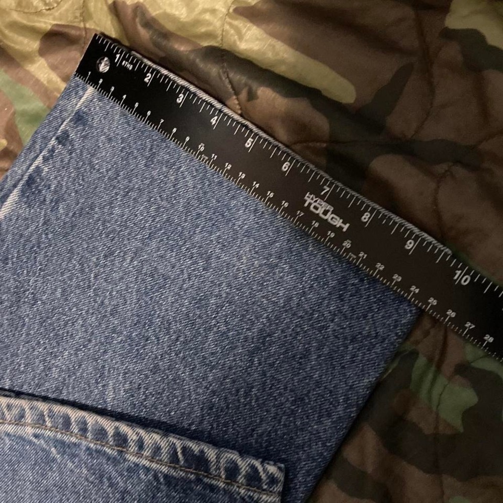 Tommy Hilfiger baggy Wide leg‎ jeans vtg mens 40/34 - Picture 7 of 8